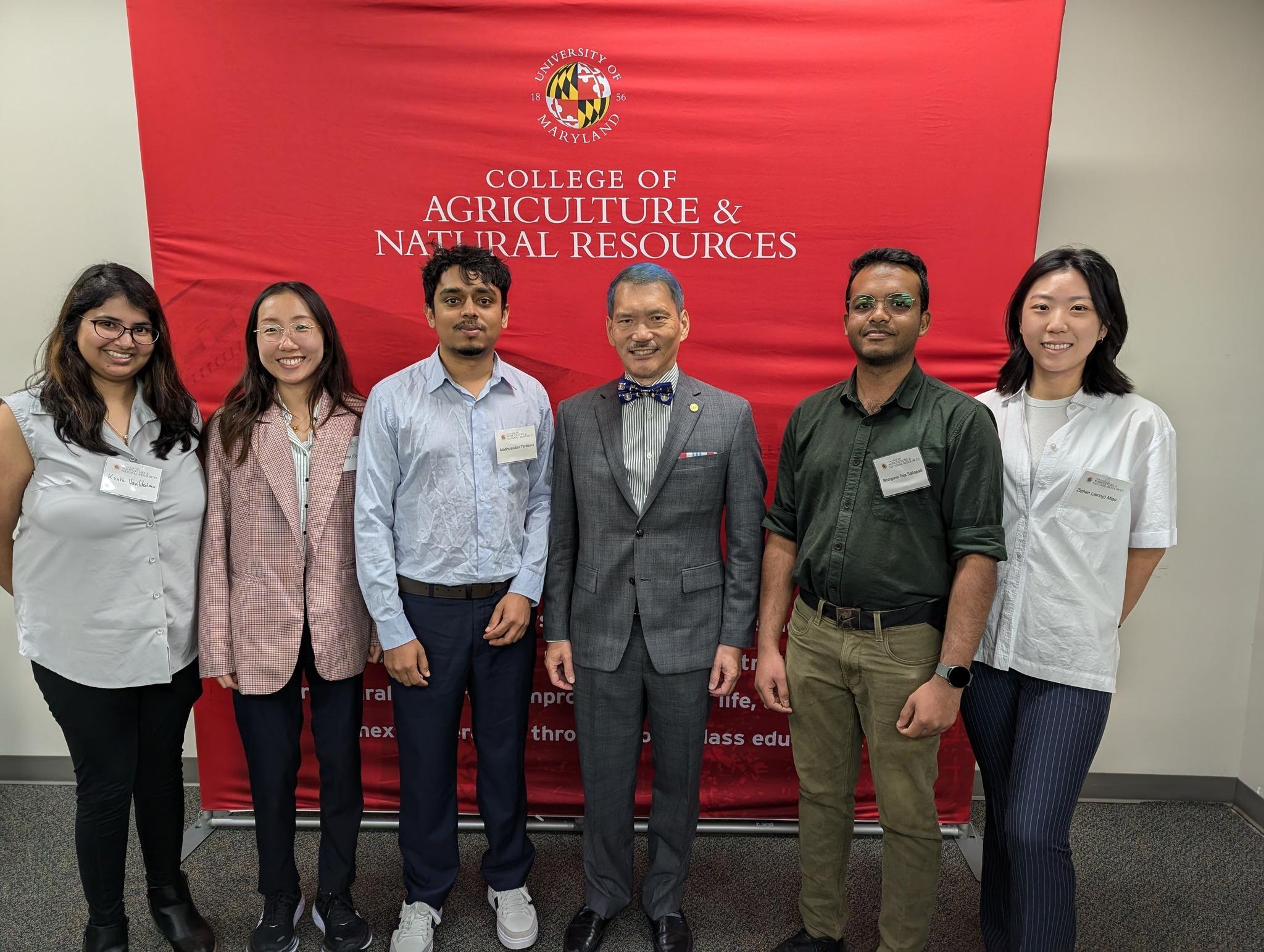 Group photo of Dr. T. Spike Terwilliger with students